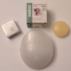 Breastfeeding Nursing Starter Set Nipple Shield Silverettes Milk Catcher